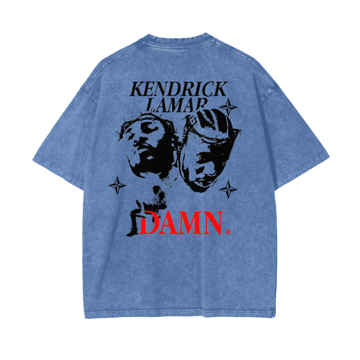 Acid Wash Oversize T-Shirt - 250 GSM