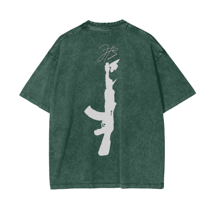 Acid Wash Oversize T-Shirt - 250 GSM