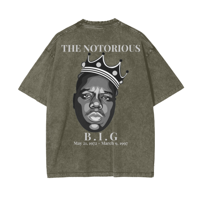 Acid Wash Oversize T-Shirt - 250 GSM