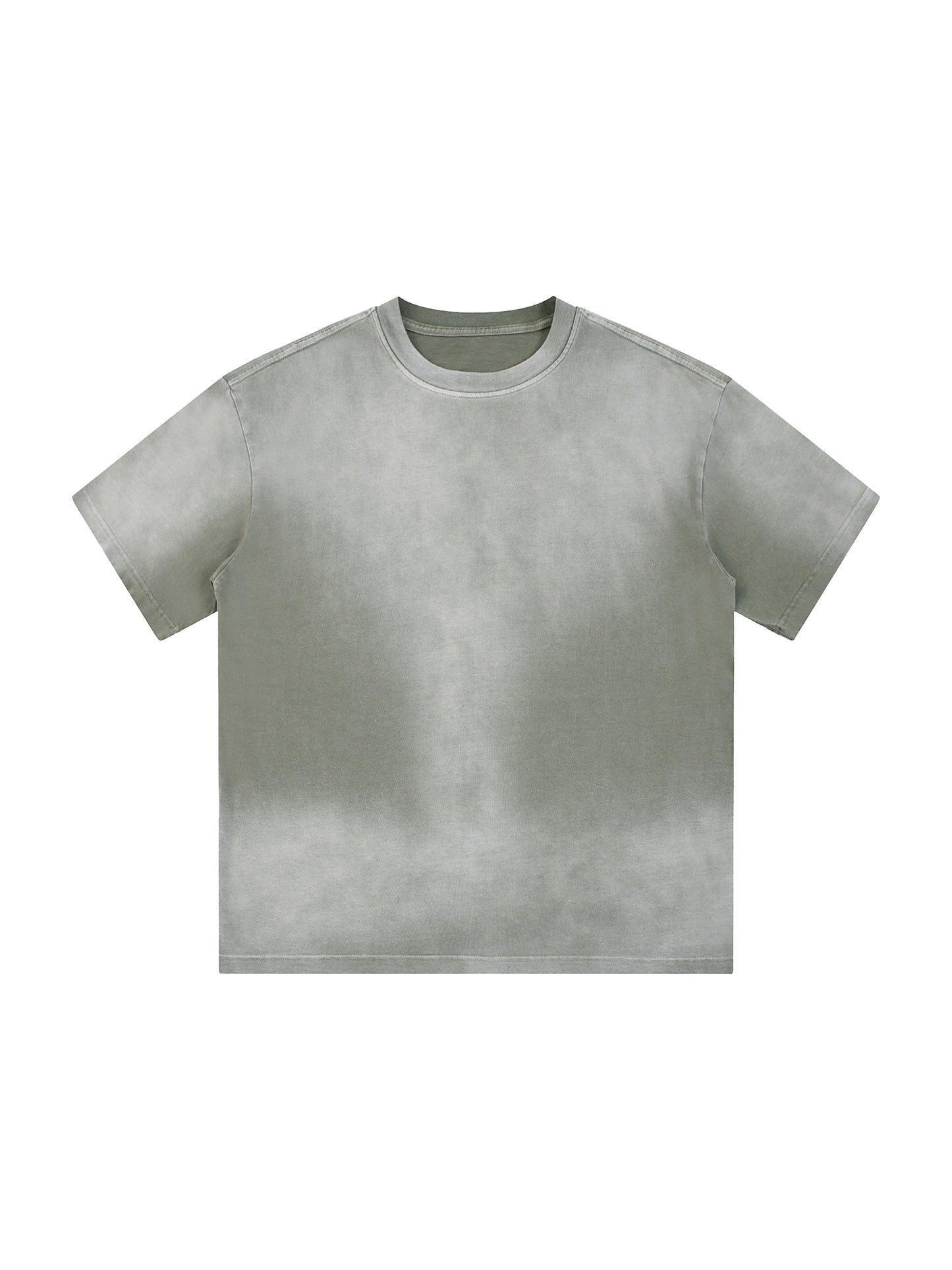 “I” Shaped Monkey Washed Drop Shoulder T-Shirt - 300 GSM