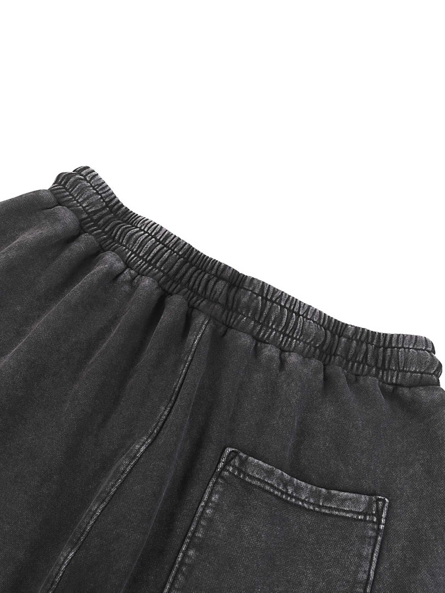 Acid Wash Straight Leg Trousers - 360 GSM